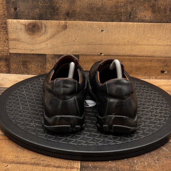 ALLEN EDMONDS GOMMUS MENS CASUAL SHOES BLACK LEATHER SLIP ON LOAFERS SIZE 9.5B - Picture 7 of 9